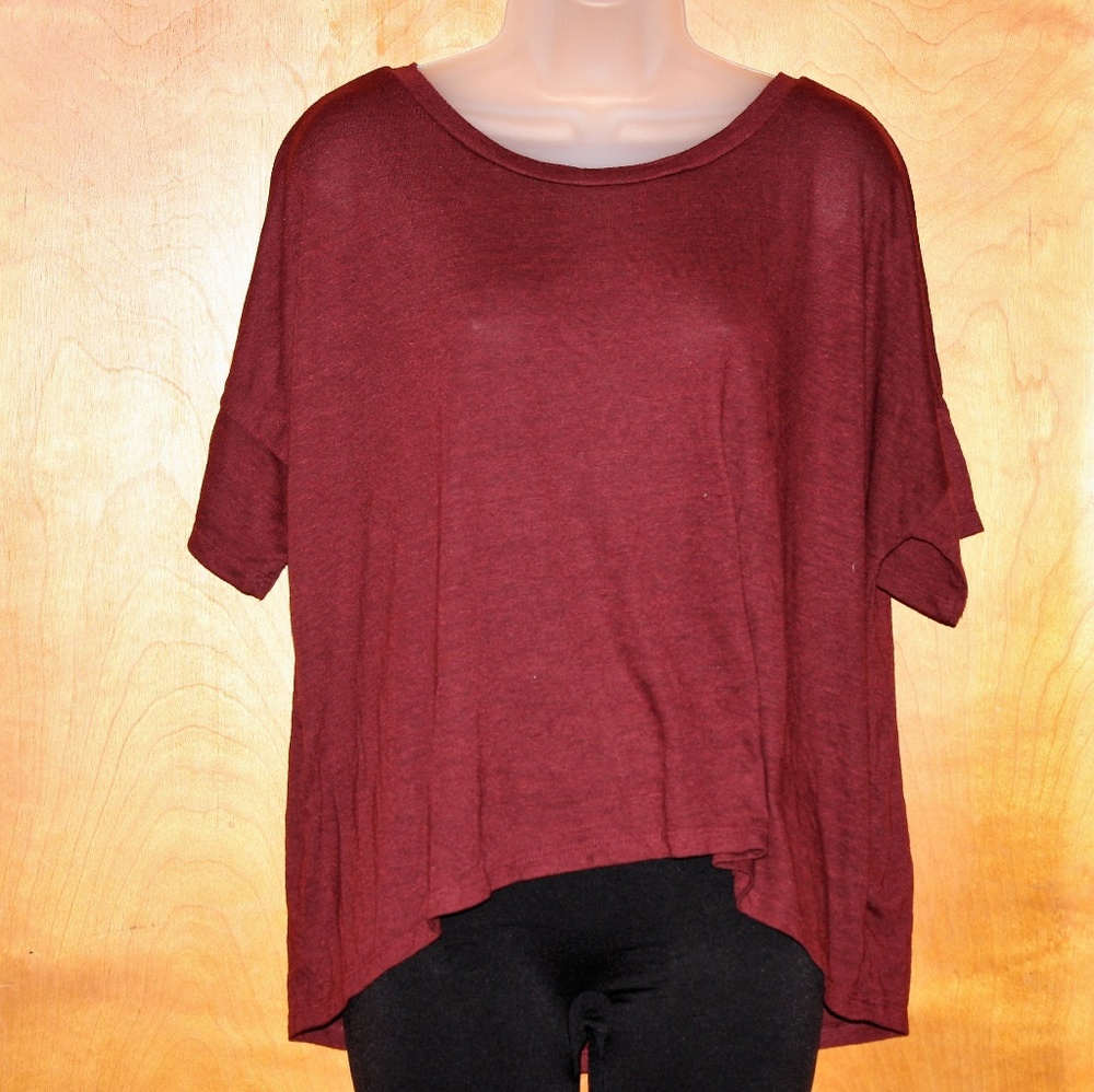 Burgandy shirt